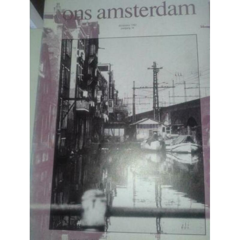 Ons Amsterdam Tijdschrift 3x 1982 en 10x 1992