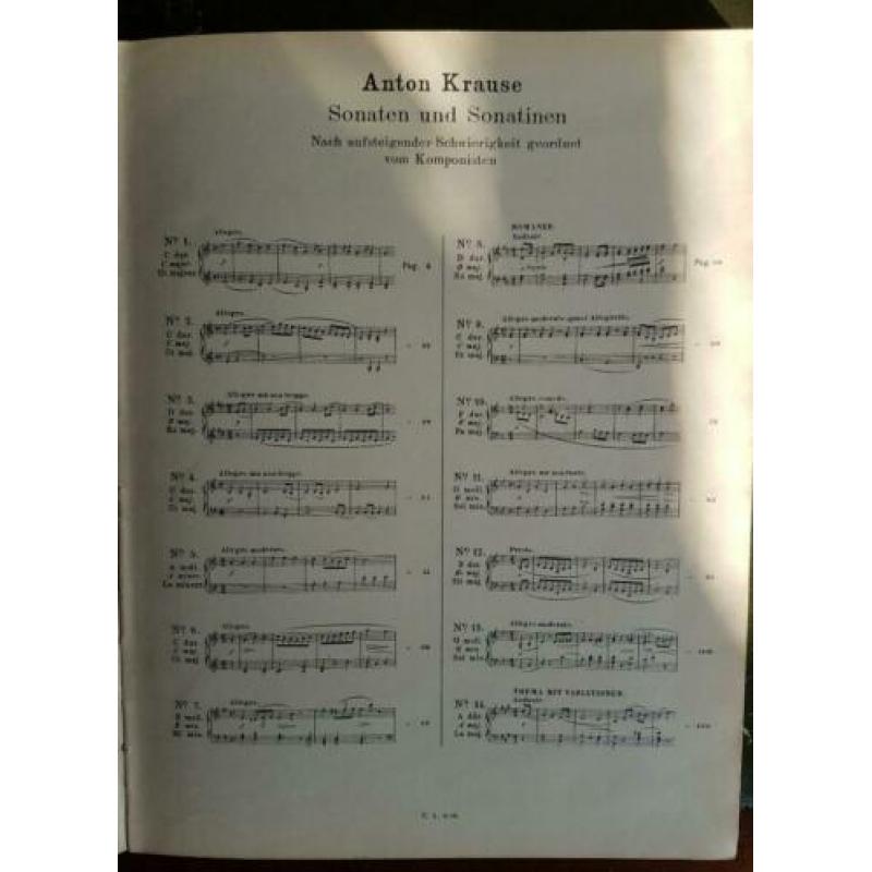 Anton Krause - Instruktive Sonaten