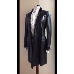Sylvie Schimmel 38 Trendy en exclusief lamsleren jas zwart