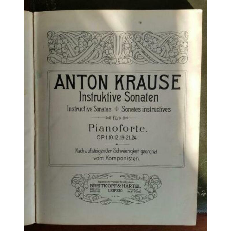 Anton Krause - Instruktive Sonaten