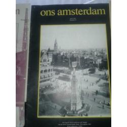 Ons Amsterdam Tijdschrift 3x 1982 en 10x 1992