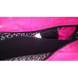 Brabo: mooie hockey tas roze + scheenbeschermers z.g.a.n.!