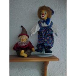 Te koop diverse clouwntjes en andere poppetjes