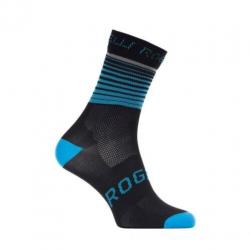 Fietssokken Rogelli Hero rood. blauw oranje en fluor