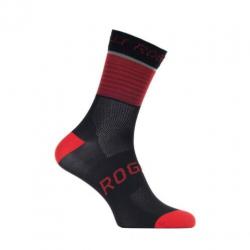 Fietssokken Rogelli Hero rood. blauw oranje en fluor