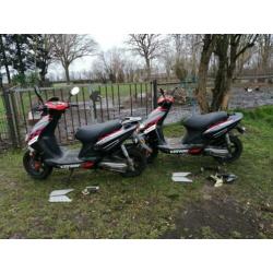 Te koop 2x keeway ry8