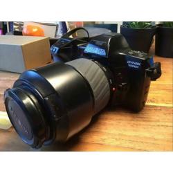 Minolta analoog camera met lens,dynax 7000i