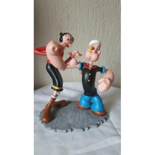 Popeye met olijfje beeld en groot Stripboek