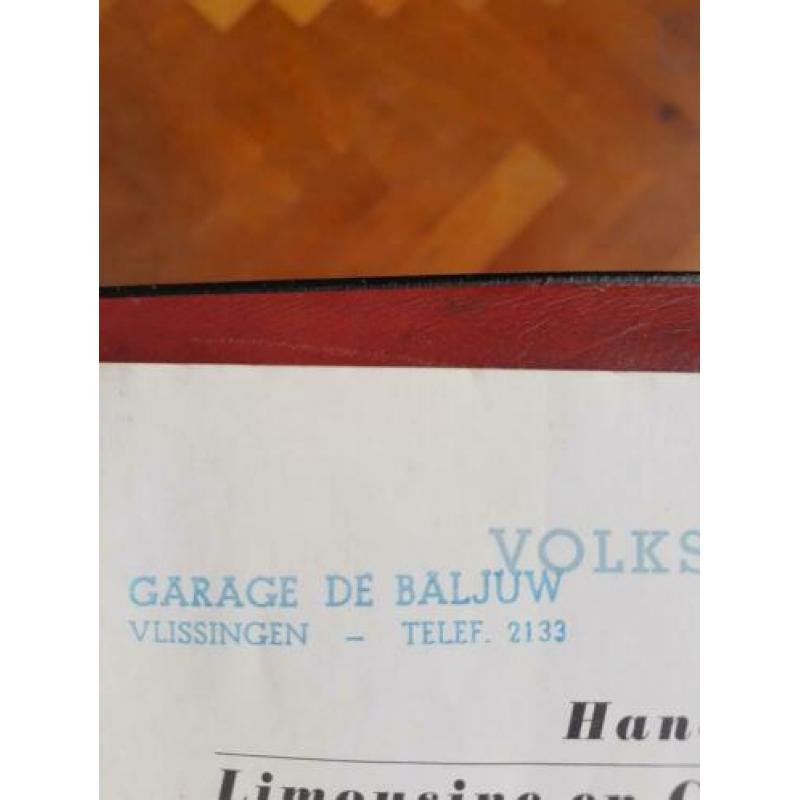 VW kever ovaal handleiding juli 53