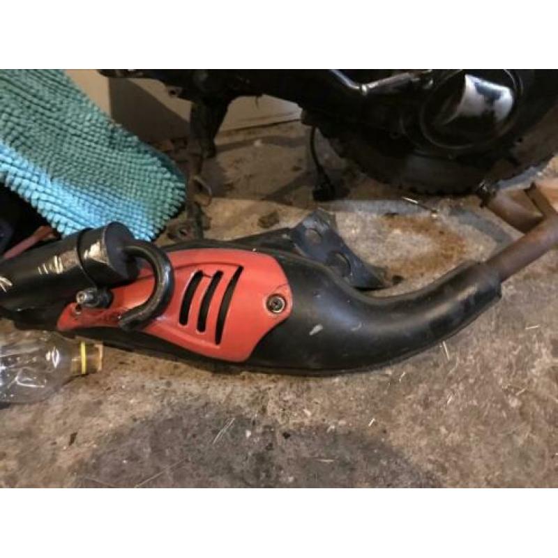 70cc piaggio scooterblok met 70 cc mallossi cilinder