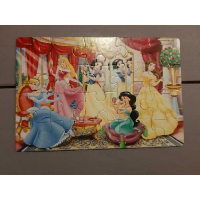Disney Princessen puzzels (totaal 6 losse puzzels)