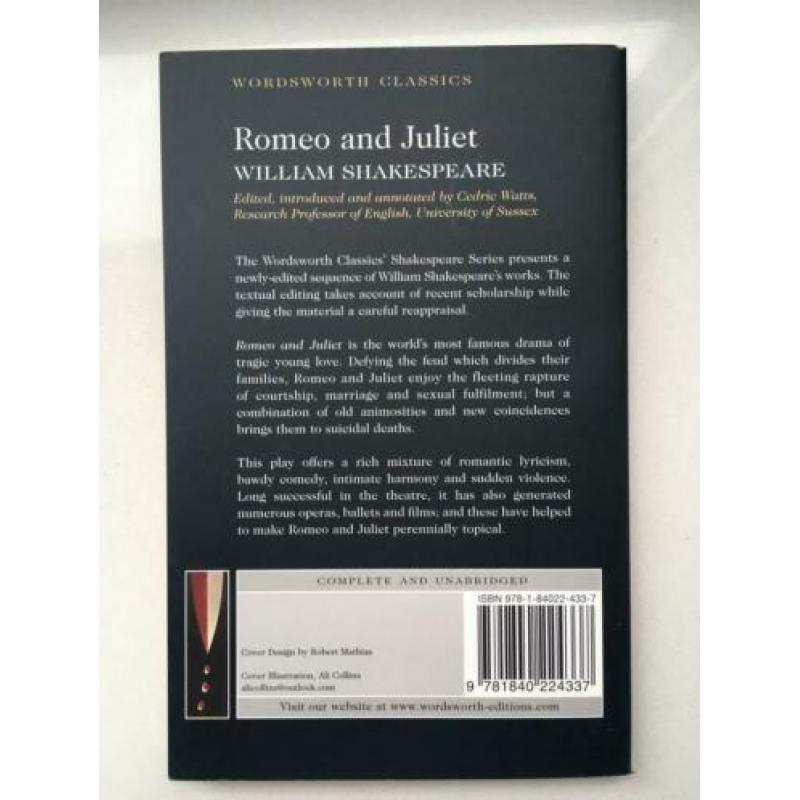 Boek Romeo and Juliet
