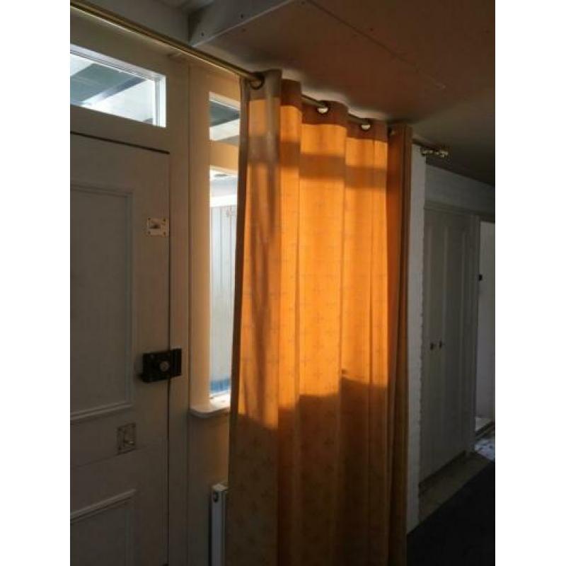 Gordijnroede messing, 2,65 br, diam 3mm €10,-