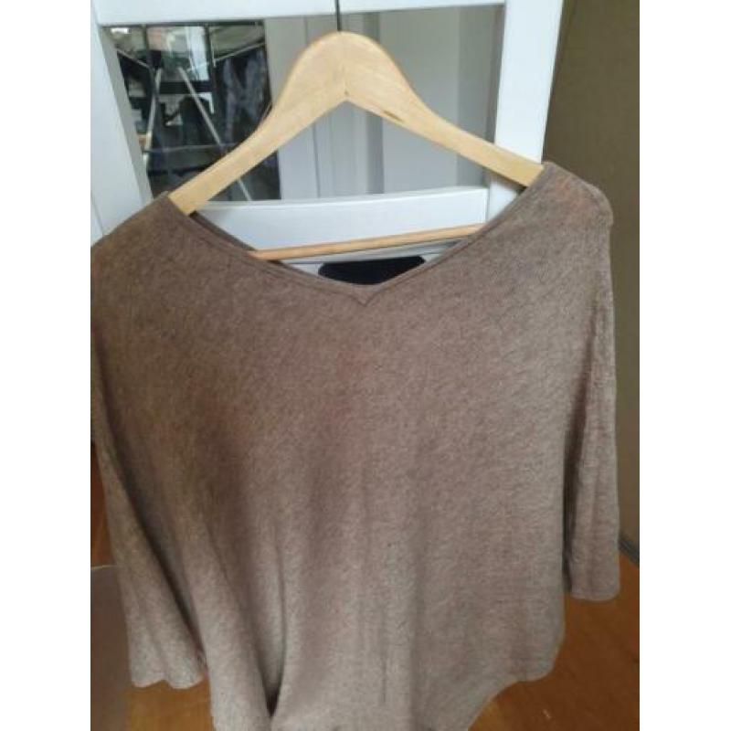 Luxe zachte cashmere poncho / overslagdoek
