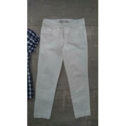 Zara jeans broek off white NIEUW maat 104 110