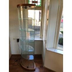 Ovalen design vitrine