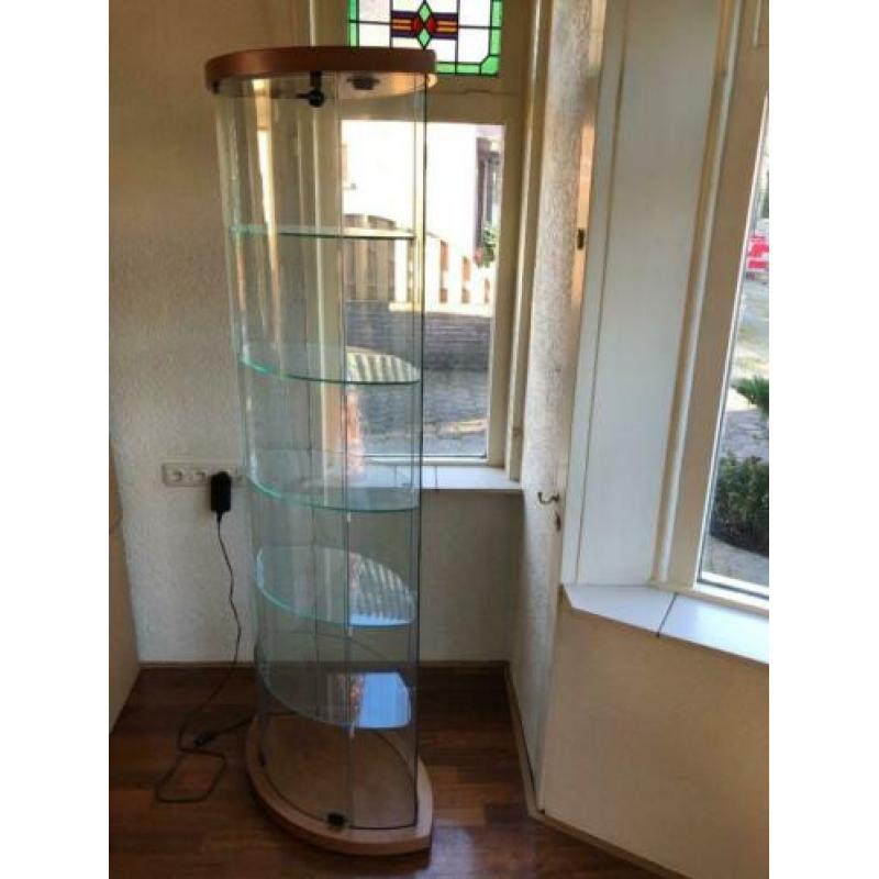 Ovalen design vitrine