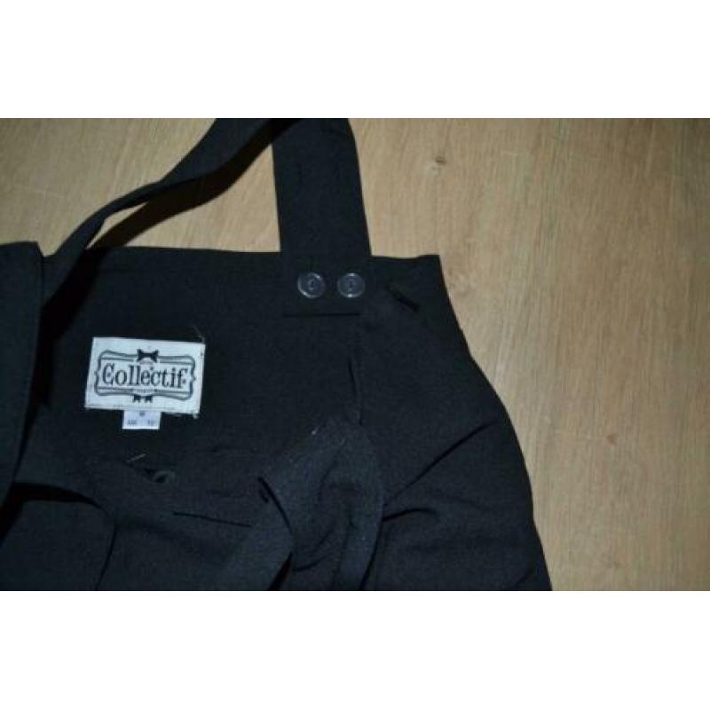 50's swing rok zwart maat M