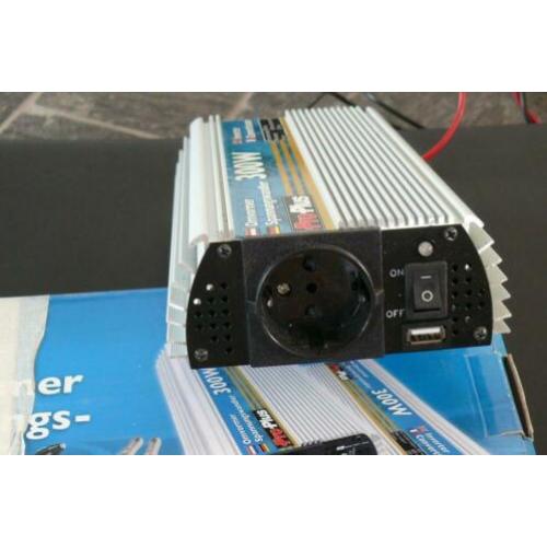 omvormer 12 Volt naar 230 Volt 300 Watt