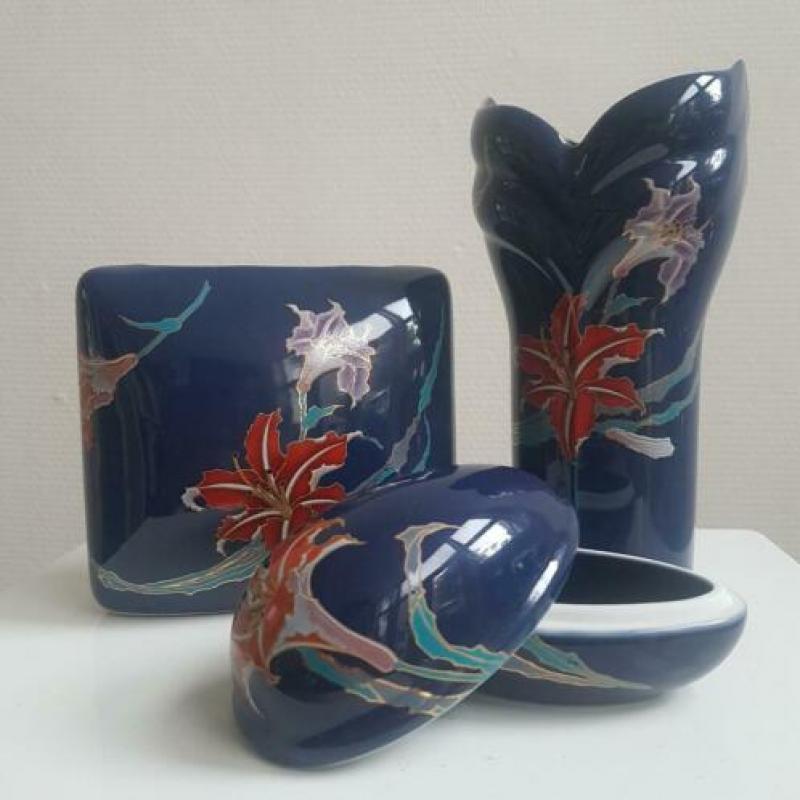 Set Japans keramiek / aardewerk 3 stuks