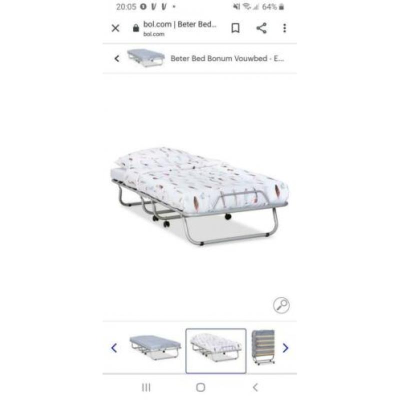Opklapbed nieuw 190x80