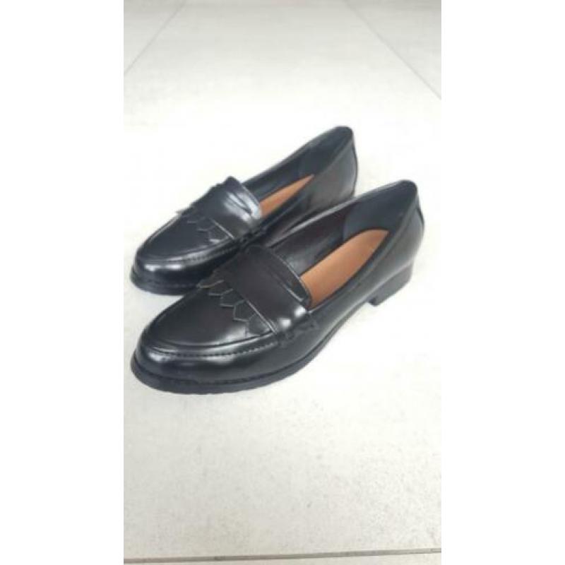Hippe loafer schoenen zwart - 38
