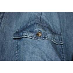 Denim, jeans, spijkerstof overhemd van MS Mode, maat 54