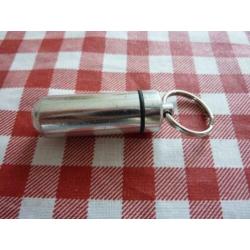 Pillendoosje - RVS Pillendoos Sleutelhanger Waterdicht