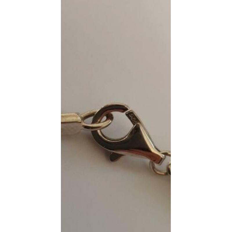 Mooi colier zilver 925 met parel