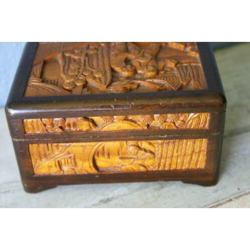 Oosters houten doosje/kistje