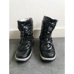 Snowboots zwart maat 38 gevoerd