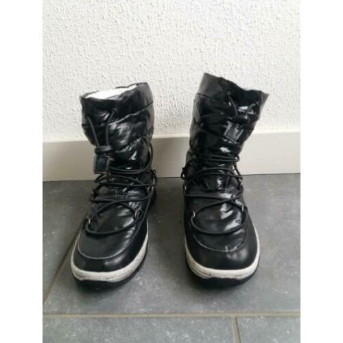 Snowboots zwart maat 38 gevoerd