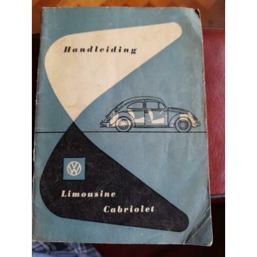 VW kever ovaal handleiding juli 53