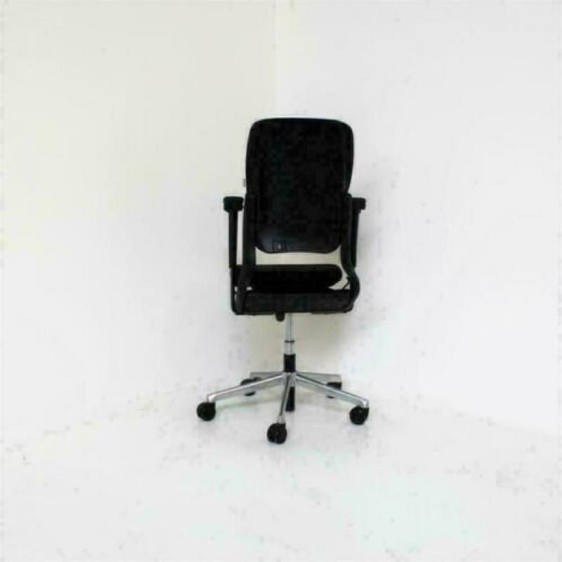 Ahrend 230: Zwarte, Bureaustoelen/Burostoelen+Nieuwe Stof.
