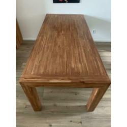 Teak houten eettafel