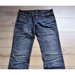 Dames jeans straight regular blauwgrijs NIEUW maat 42