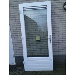 Meranti BUITENDEUR incl. dubbel glas en deurbeslag