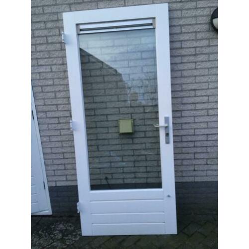 Meranti BUITENDEUR incl. dubbel glas en deurbeslag