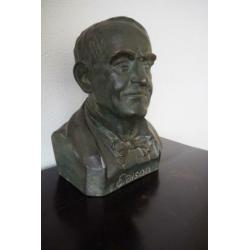 Buste / borstbeeld Thomas A Edison ware grootte