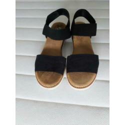 Skechers sandalen maat 38 zwart