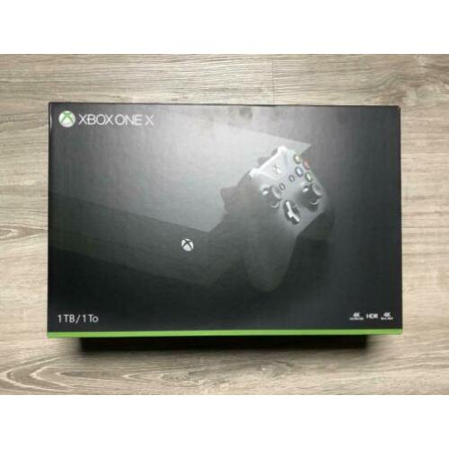 Xbox one X 1TB in (bijna) NIEUWSTAAT!!