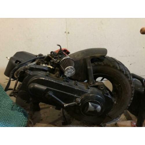 70cc piaggio scooterblok met 70 cc mallossi cilinder