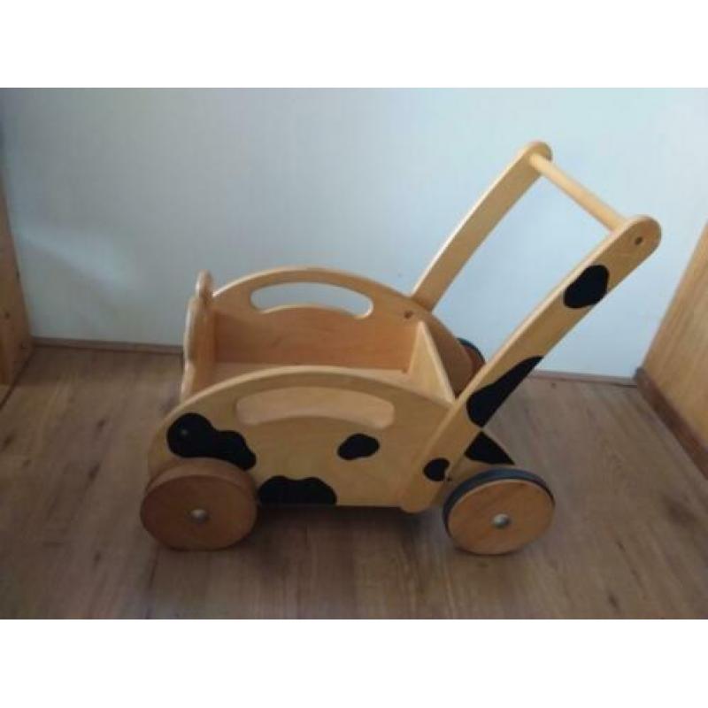 Houten loopwagentje
