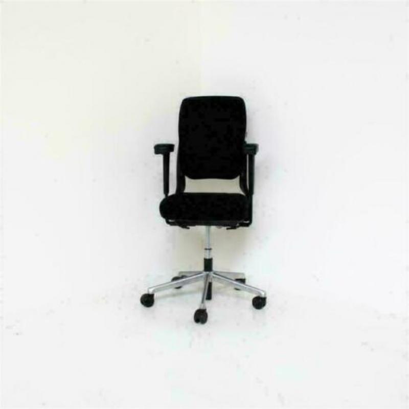 Ahrend 230: Zwarte, Bureaustoelen/Burostoelen+Nieuwe Stof.