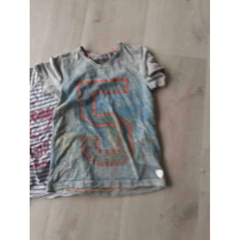 3 t-shirts maat 116 vingino/retour/name it