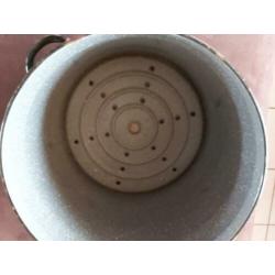 Enorme weckketel wasketel 80 liter emaille