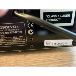 Onkyo CD Recorder DX-R700 zonder AB Snr. 6150020374