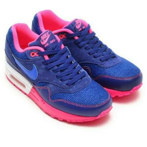 Nike Air Max 1 Game Royal/Pink Flash/Lightblue-White 38,5
