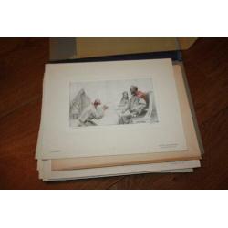 Album de paraboles met 17 tekeningen in prima staat uit 1908