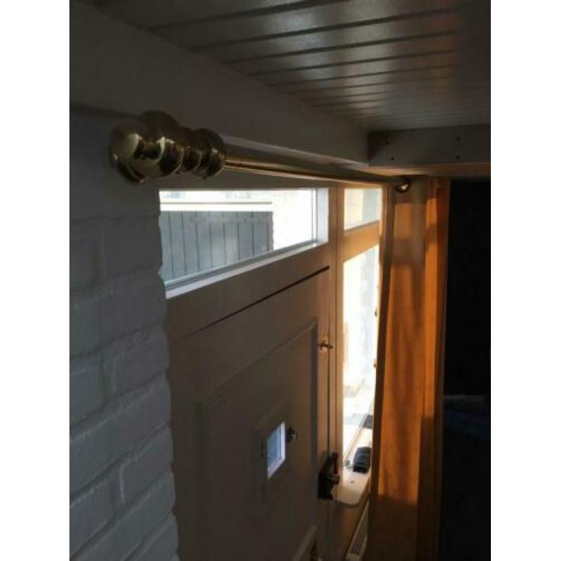 Gordijnroede messing, 2,65 br, diam 3mm €10,-